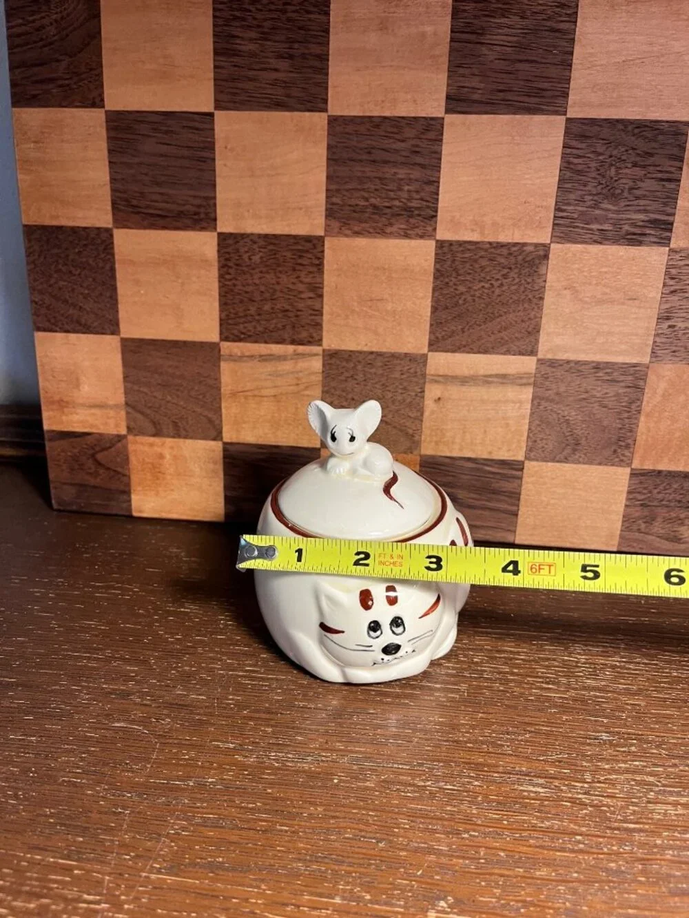 Cat Shaped Honey Sugar Jelly Jar A619